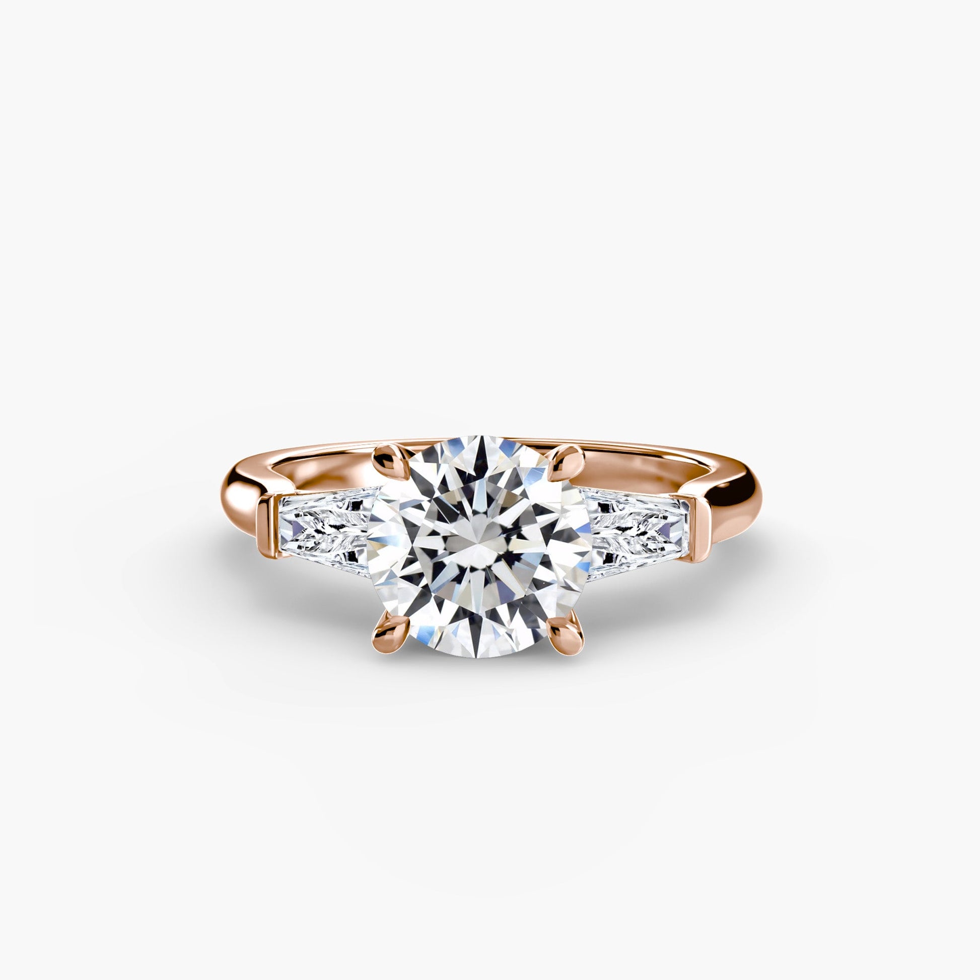 Edler Diamant Setting 0,70-Karat Gold – Nahaufnahme