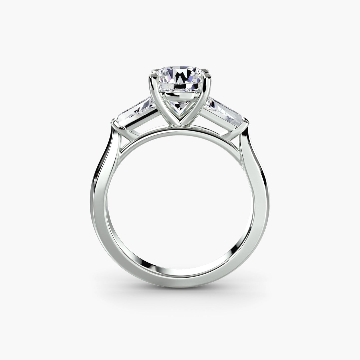 Setting Gold mit Edler Diamant – Frontansicht