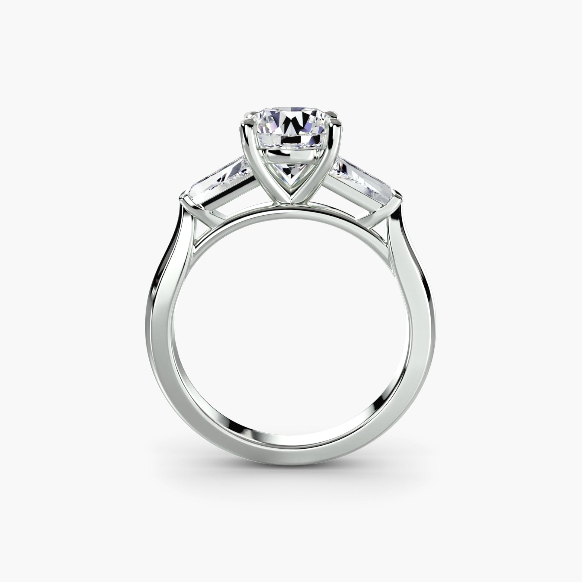 Setting Gold mit Edler Diamant – Frontansicht