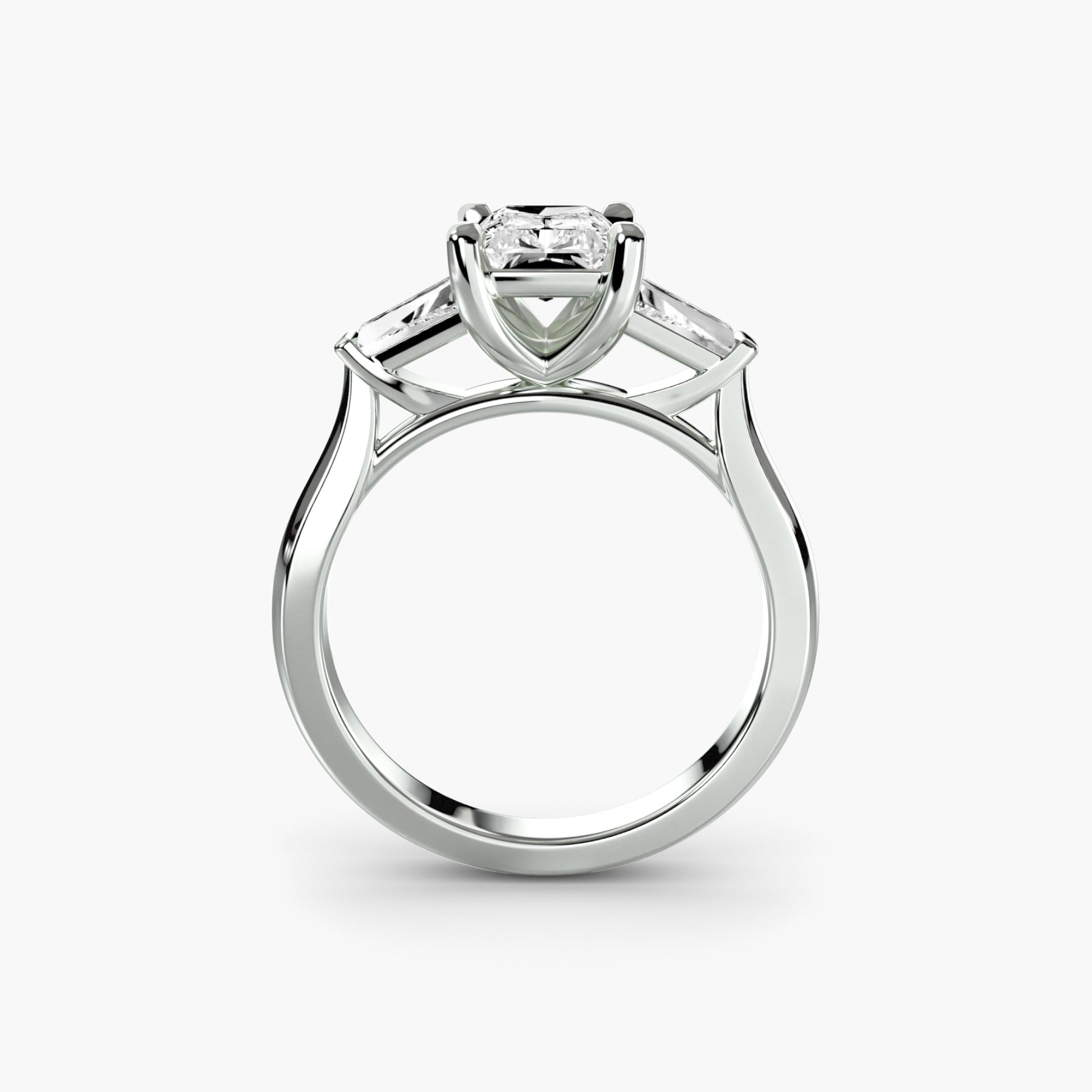 Brillantschliff Brillant Ring in Gold – Frontansicht
