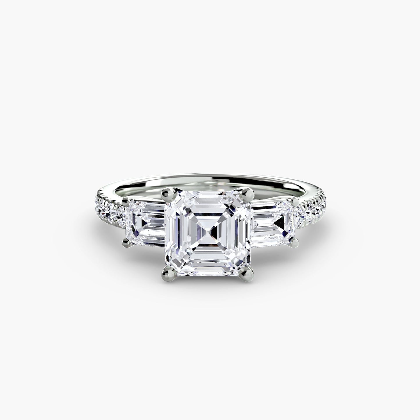 Echter Brillant Setting 0,89 Karat Gold – Nahaufnahme