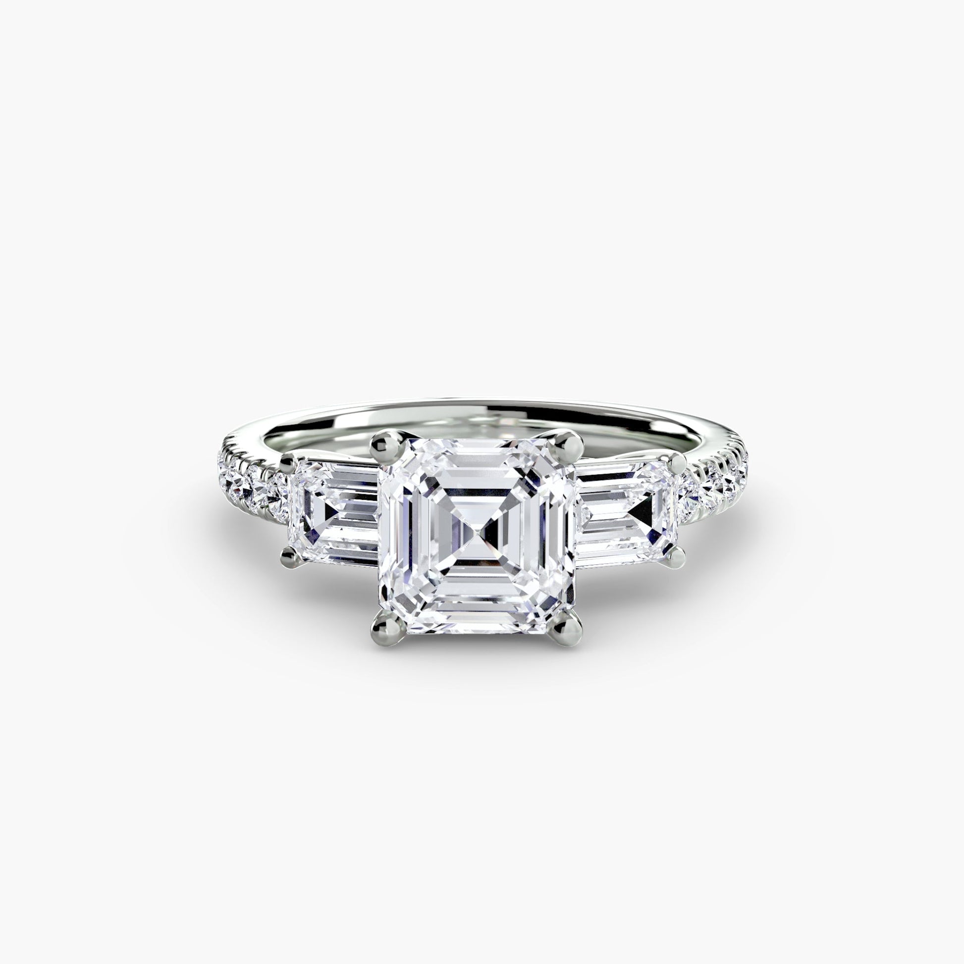 Echter Brillant Setting 0,89 Karat Gold – Nahaufnahme
