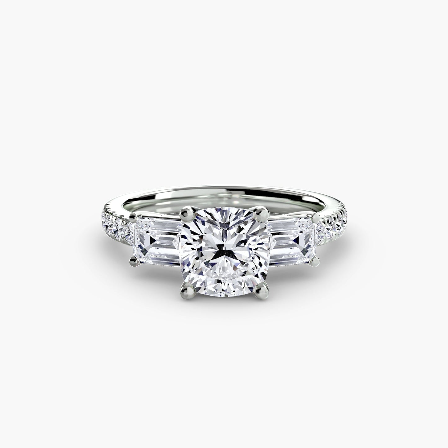 Brillanter Setting 0,89 Karat – Schrägansicht