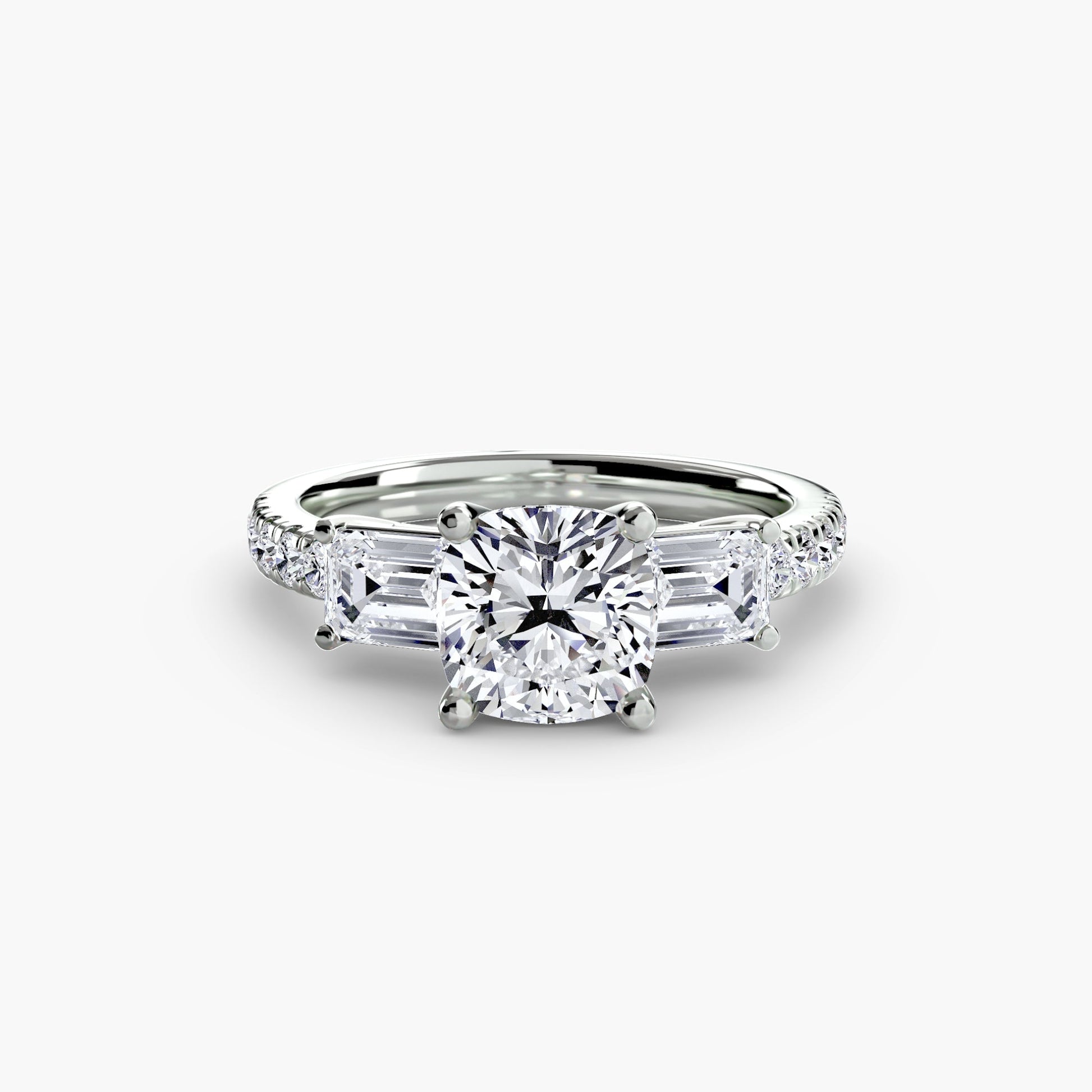 Brillanter Setting 0,89 Karat – Schrägansicht