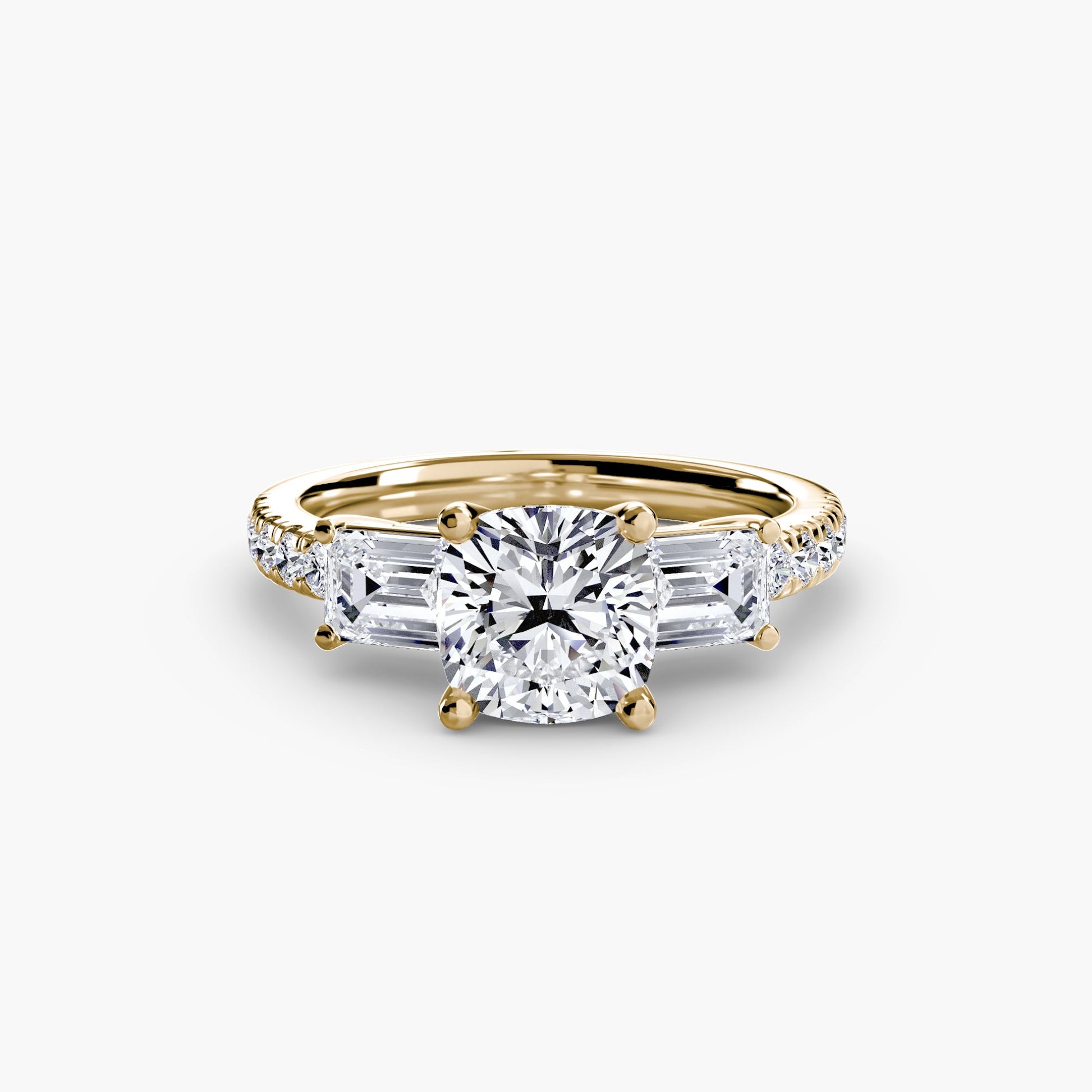Brillanter Setting 0,89 Karat – Seitenansicht