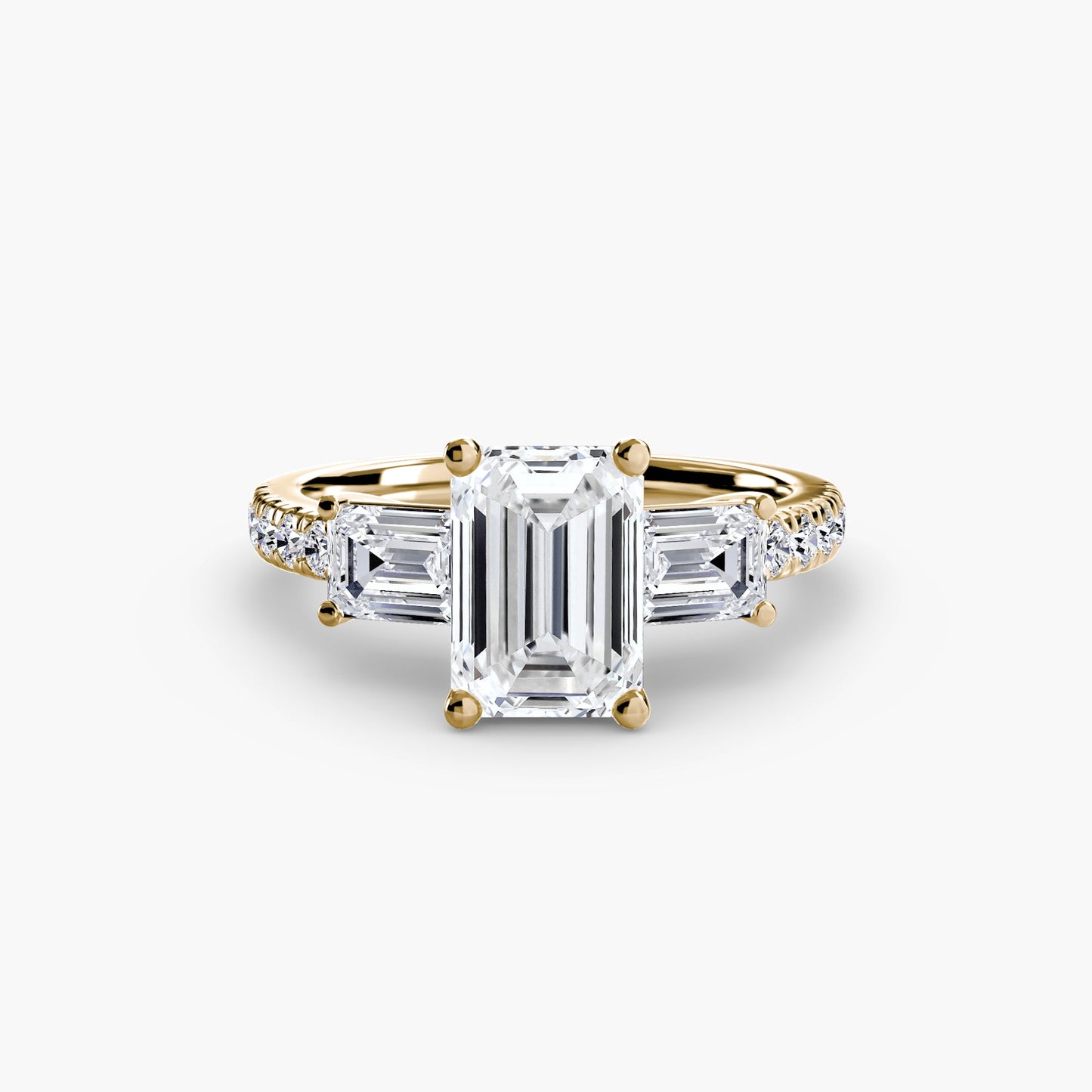 Brillanter Brillant Setting 0,89 Karat – Draufsicht