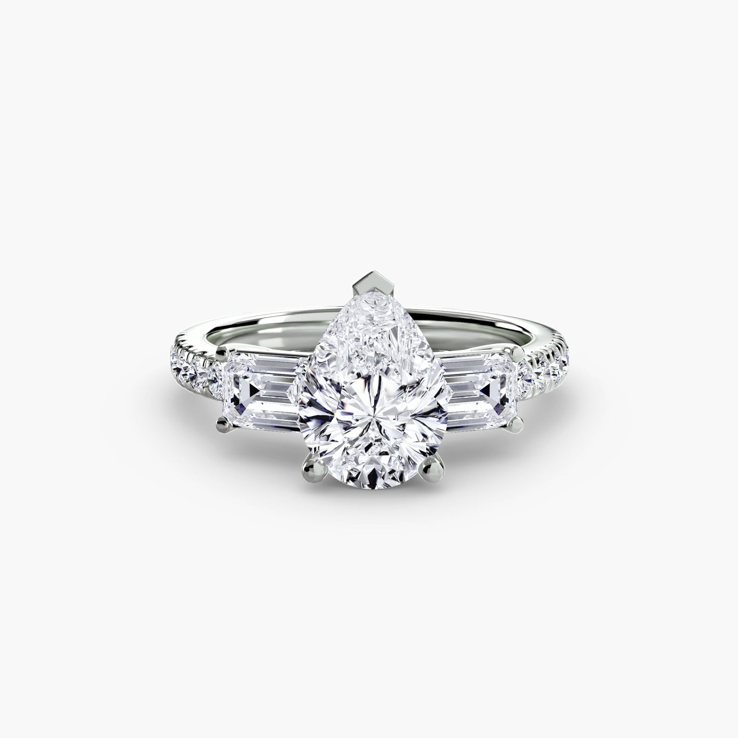 Brillant Setting 0,89-Karat Gold – Draufsicht