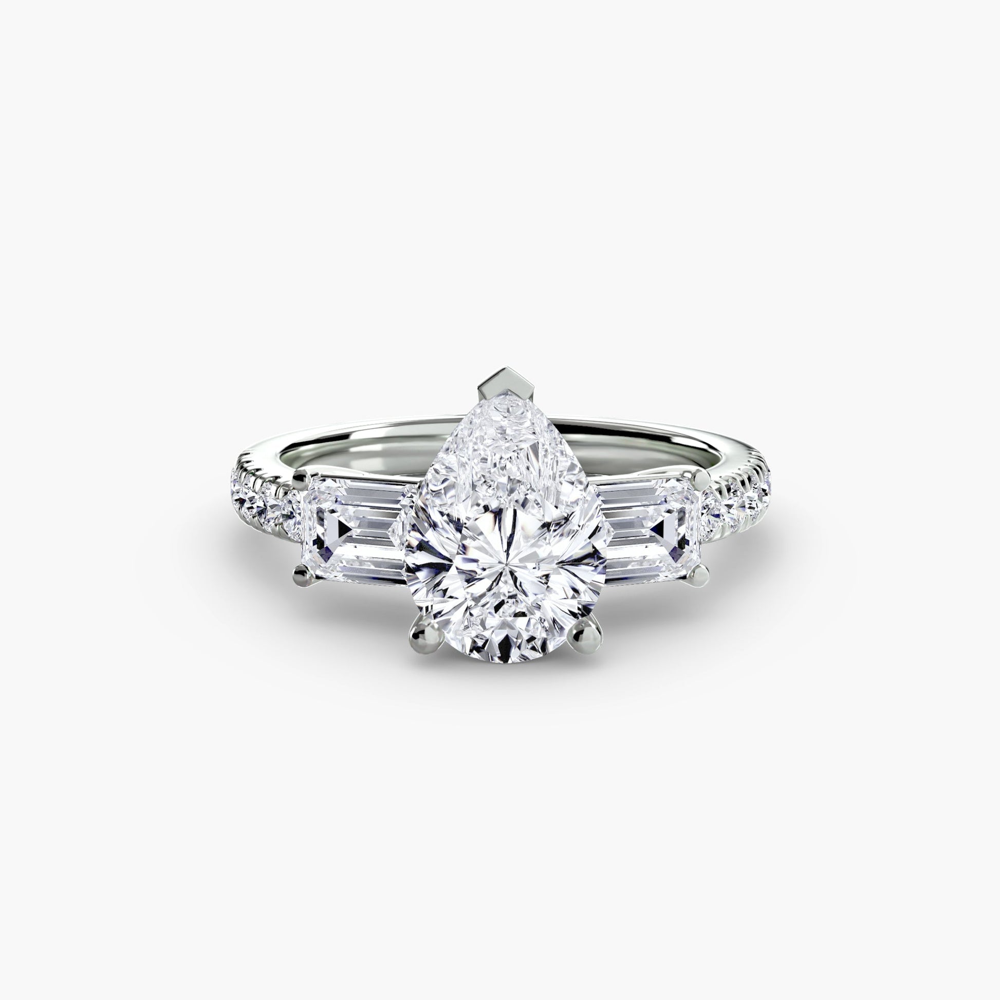 Brillant Setting 0,89-Karat Gold – Draufsicht