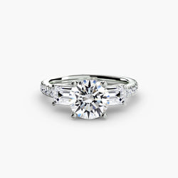 Pavé Brillant Setting 0,89 Karat – Gold