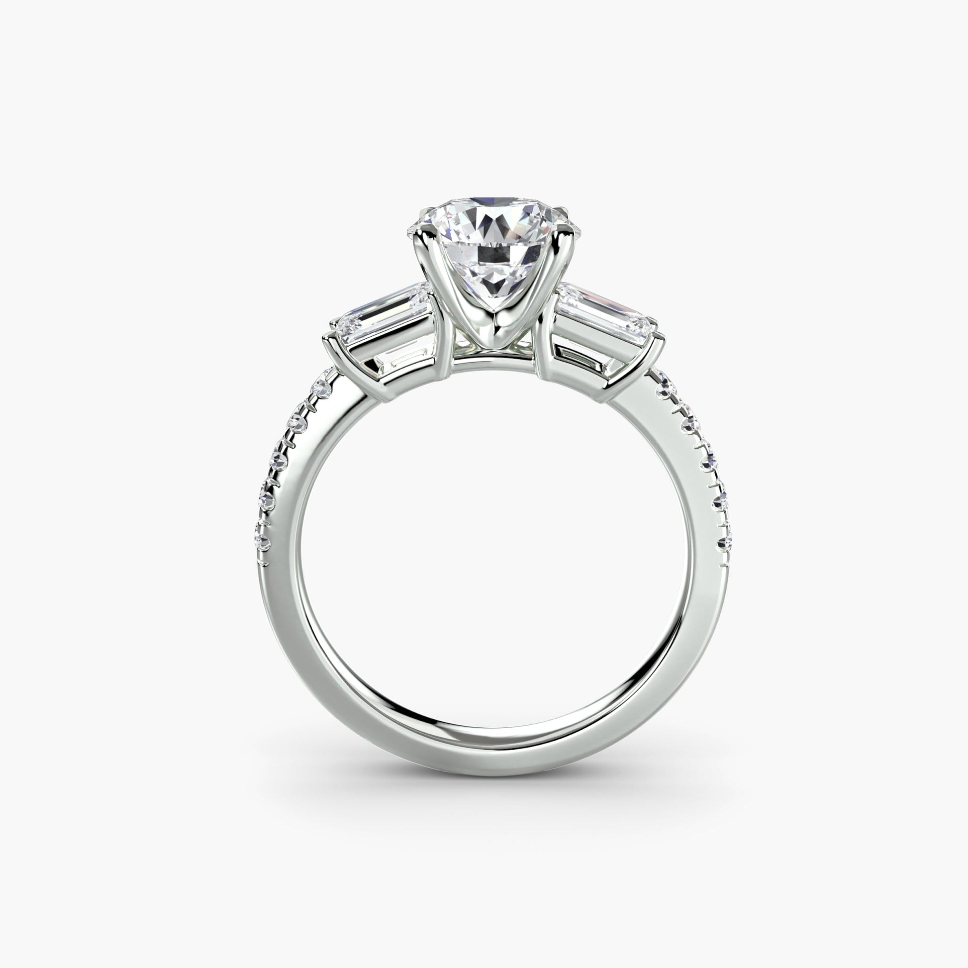 Echter Brillant Setting – Frontansicht