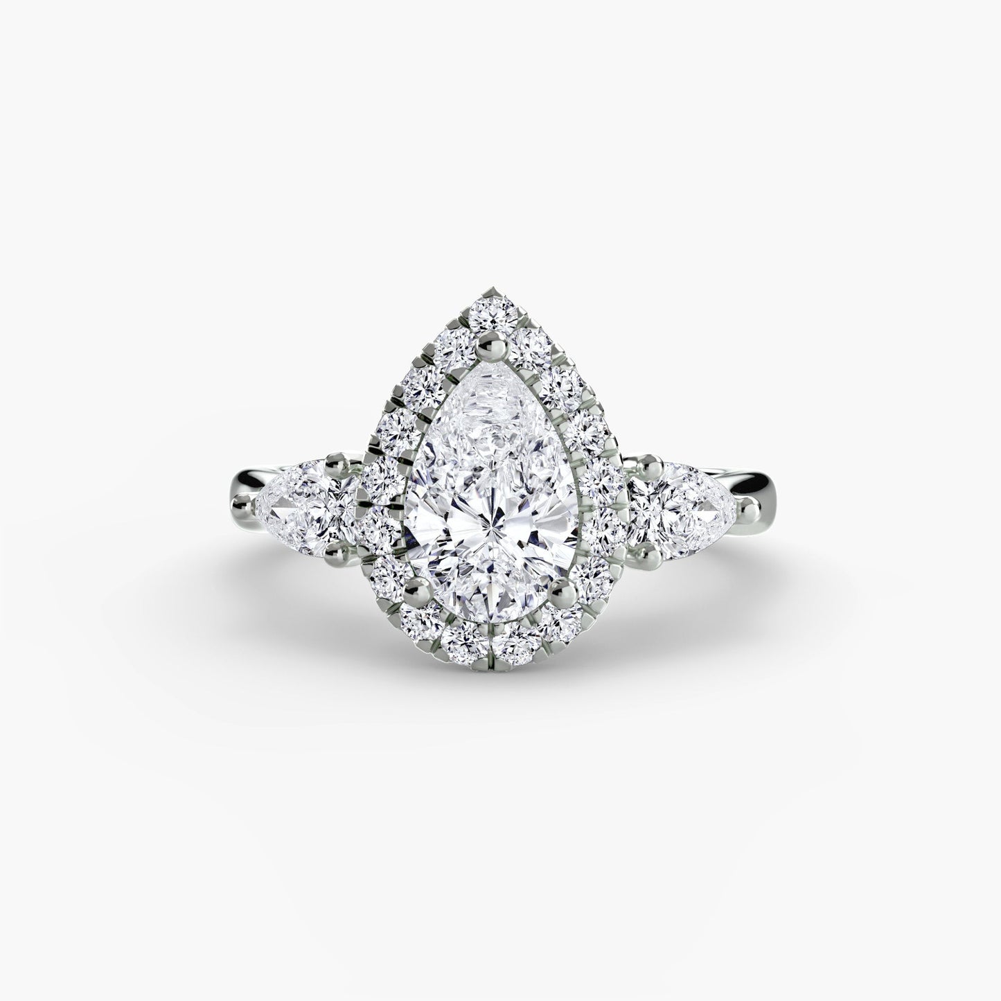 Edler Diamant Setting 0,52-Karat Gold – Hauptansicht
