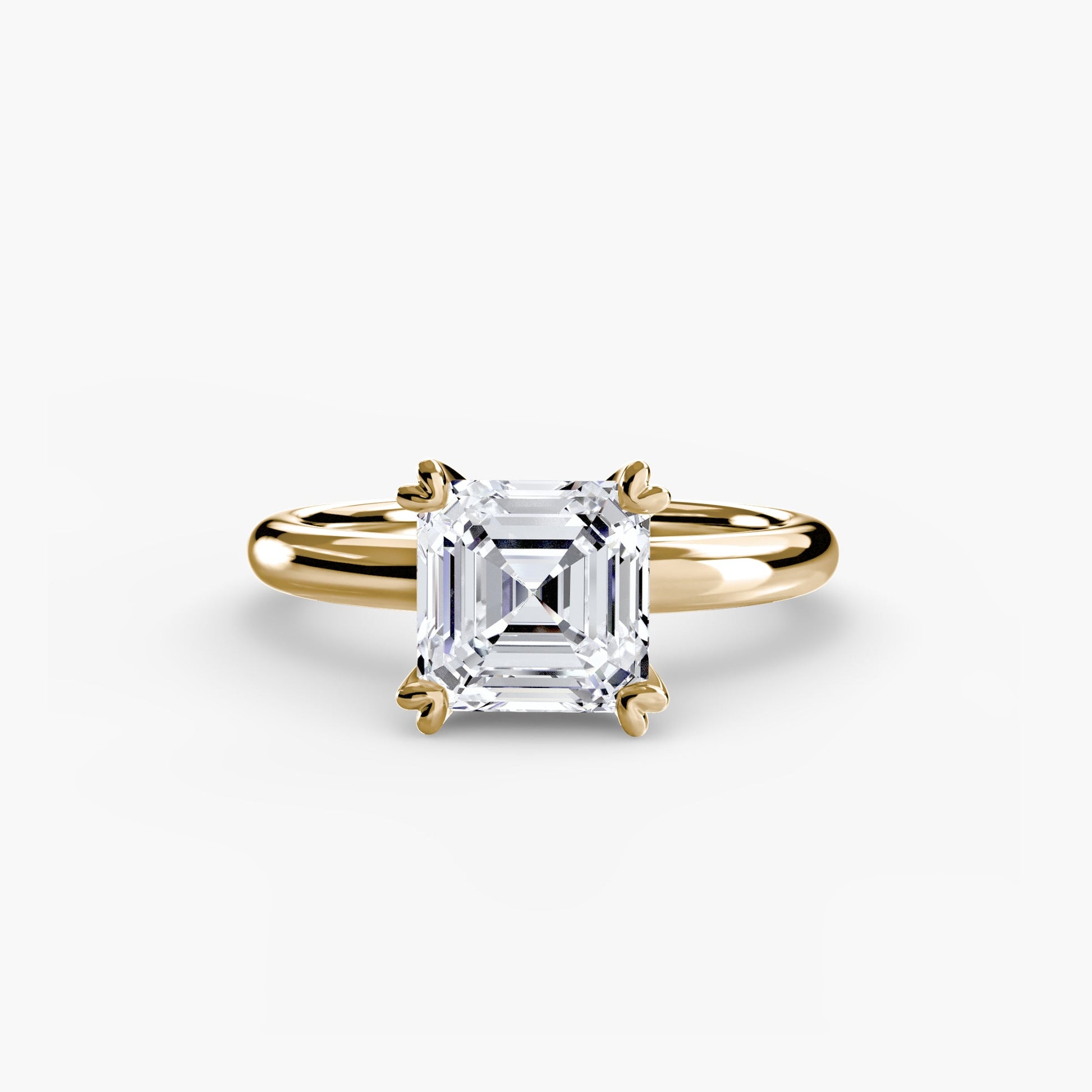 Setting Gold mit Edler Diamant – Nahaufnahme