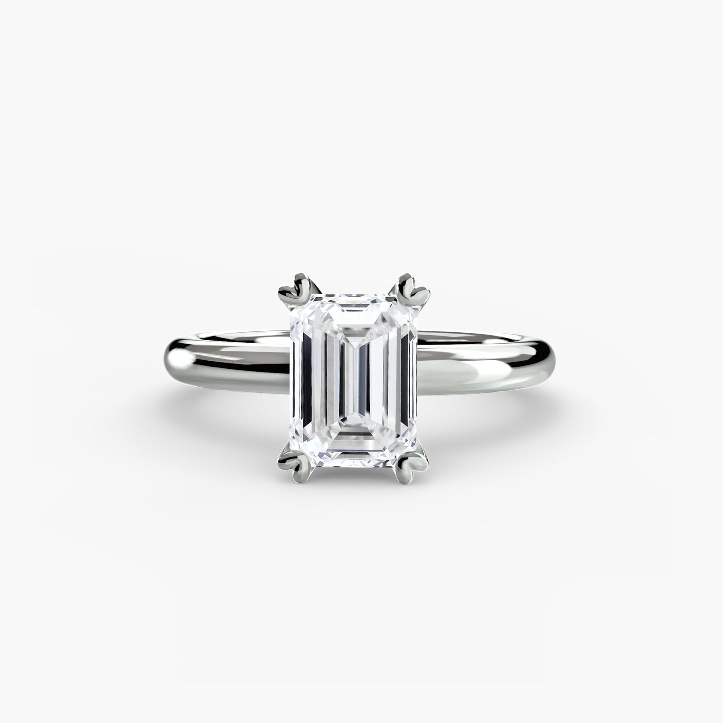Exquisiter Edler Diamant Setting Karat – Rückansicht