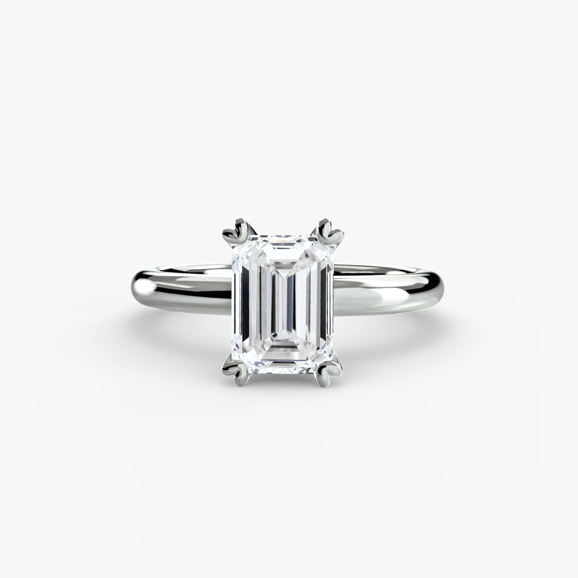 Exquisiter Edler Diamant Setting Karat – Rückansicht