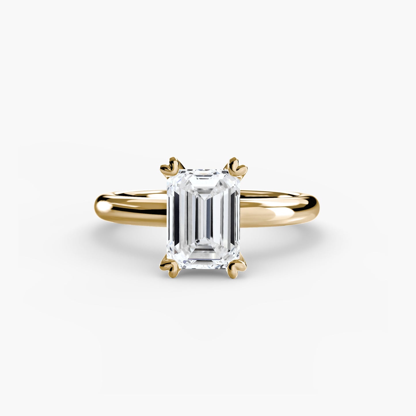Edler Diamant Ring in Gold – Rückansicht