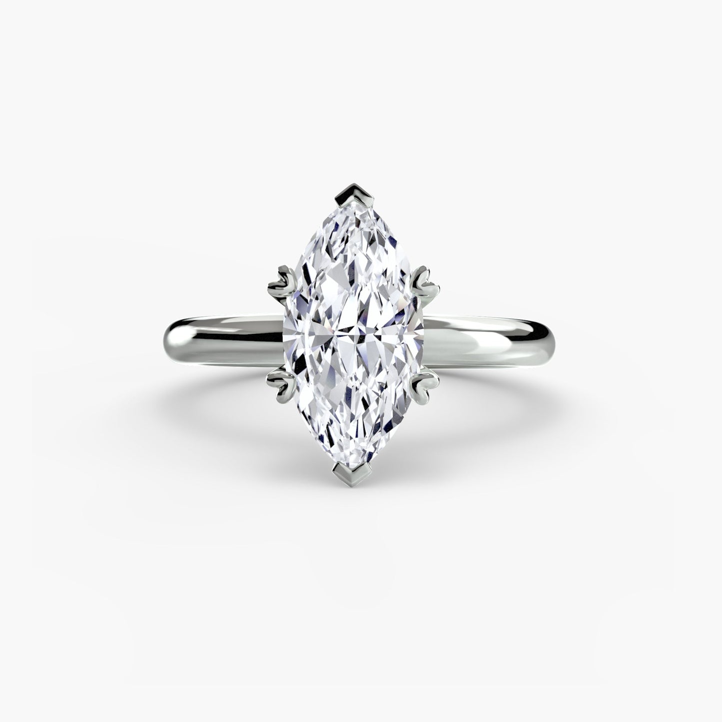 Edler Diamant Setting -Karat Gold – Hauptansicht