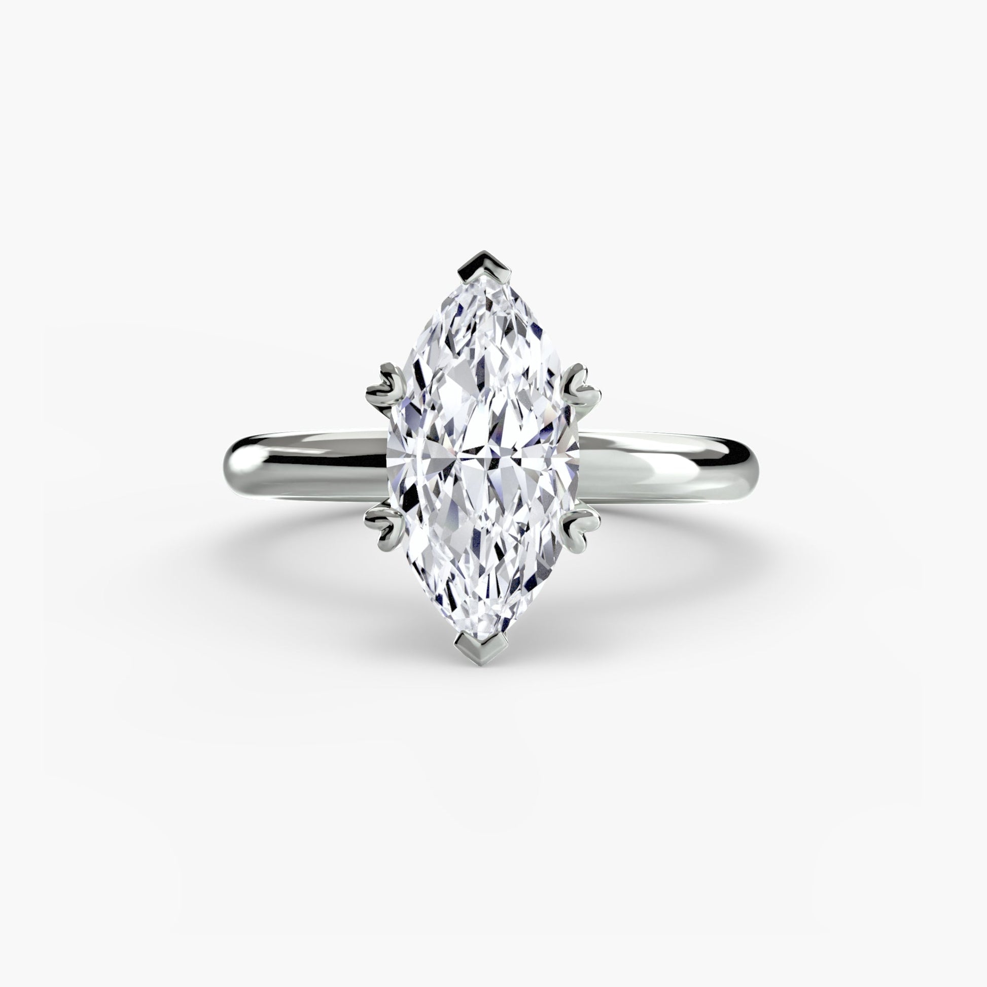 Edler Diamant Setting -Karat Gold – Hauptansicht