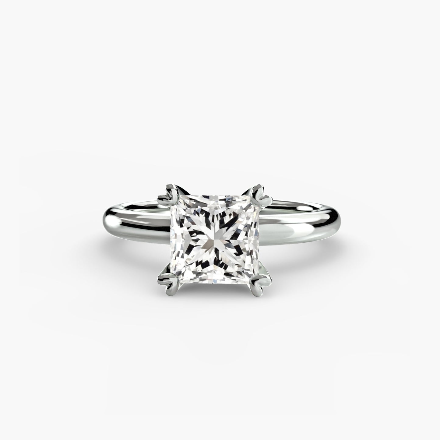 Setting Gold mit Edler Diamant – Seitenansicht