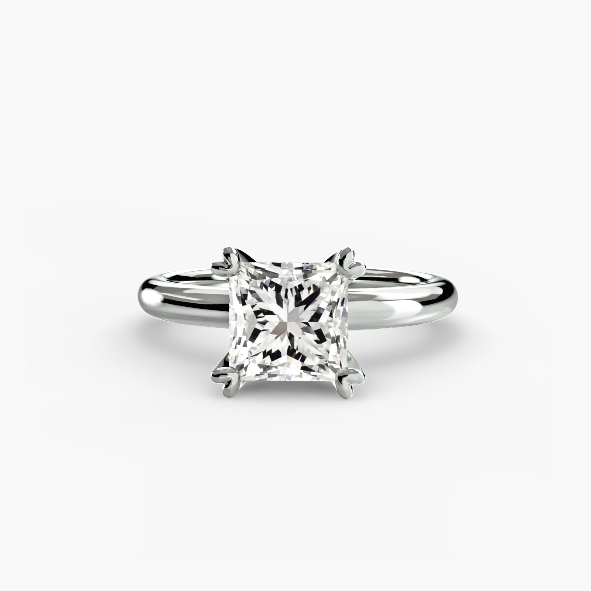 Setting Gold mit Edler Diamant – Seitenansicht
