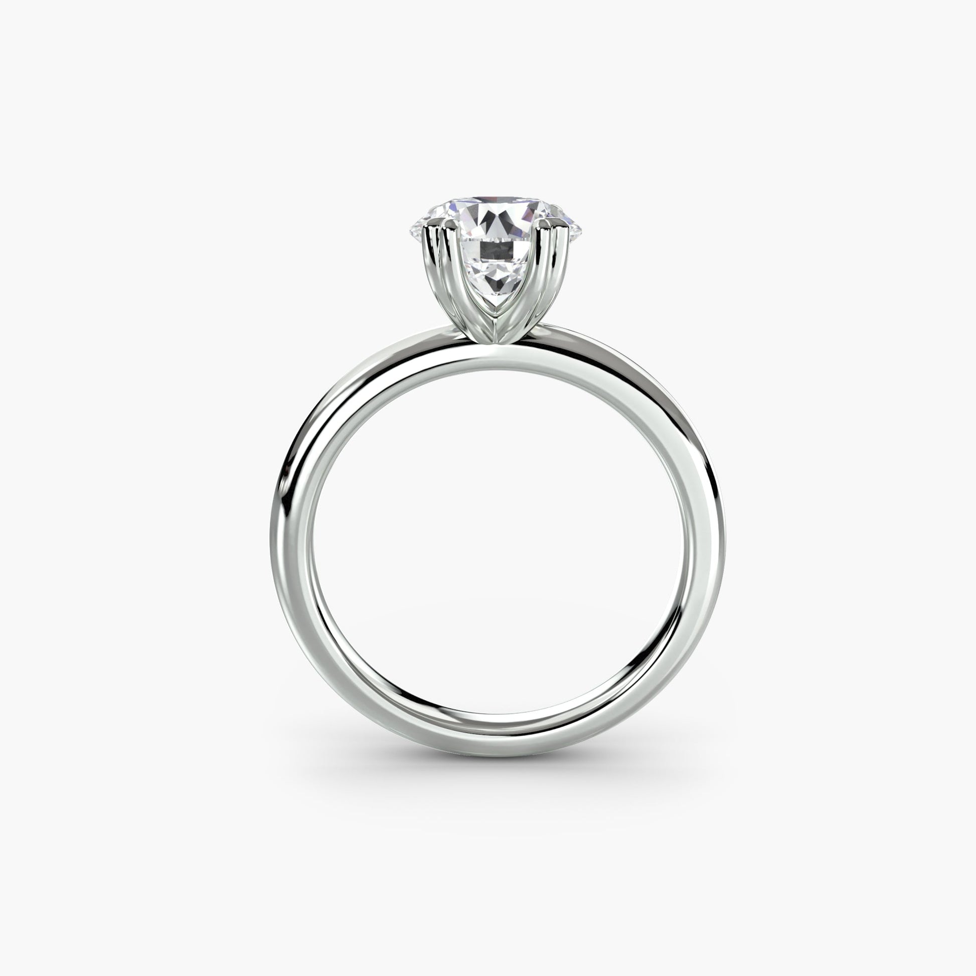 Edler Diamant Setting -Karat Gold – Frontansicht