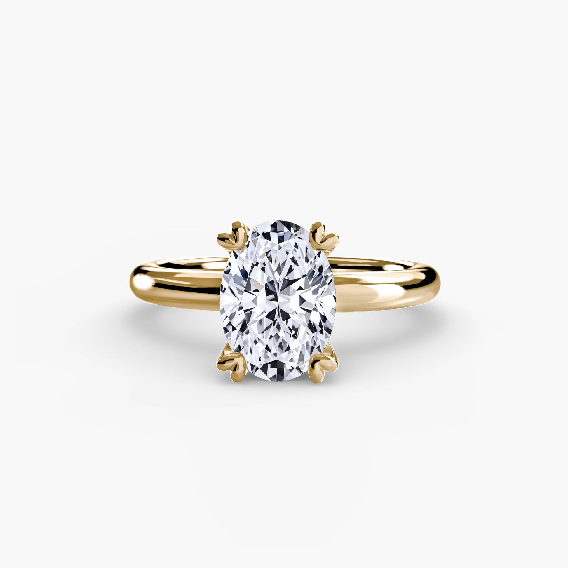Exquisiter Setting Karat – Profilansicht