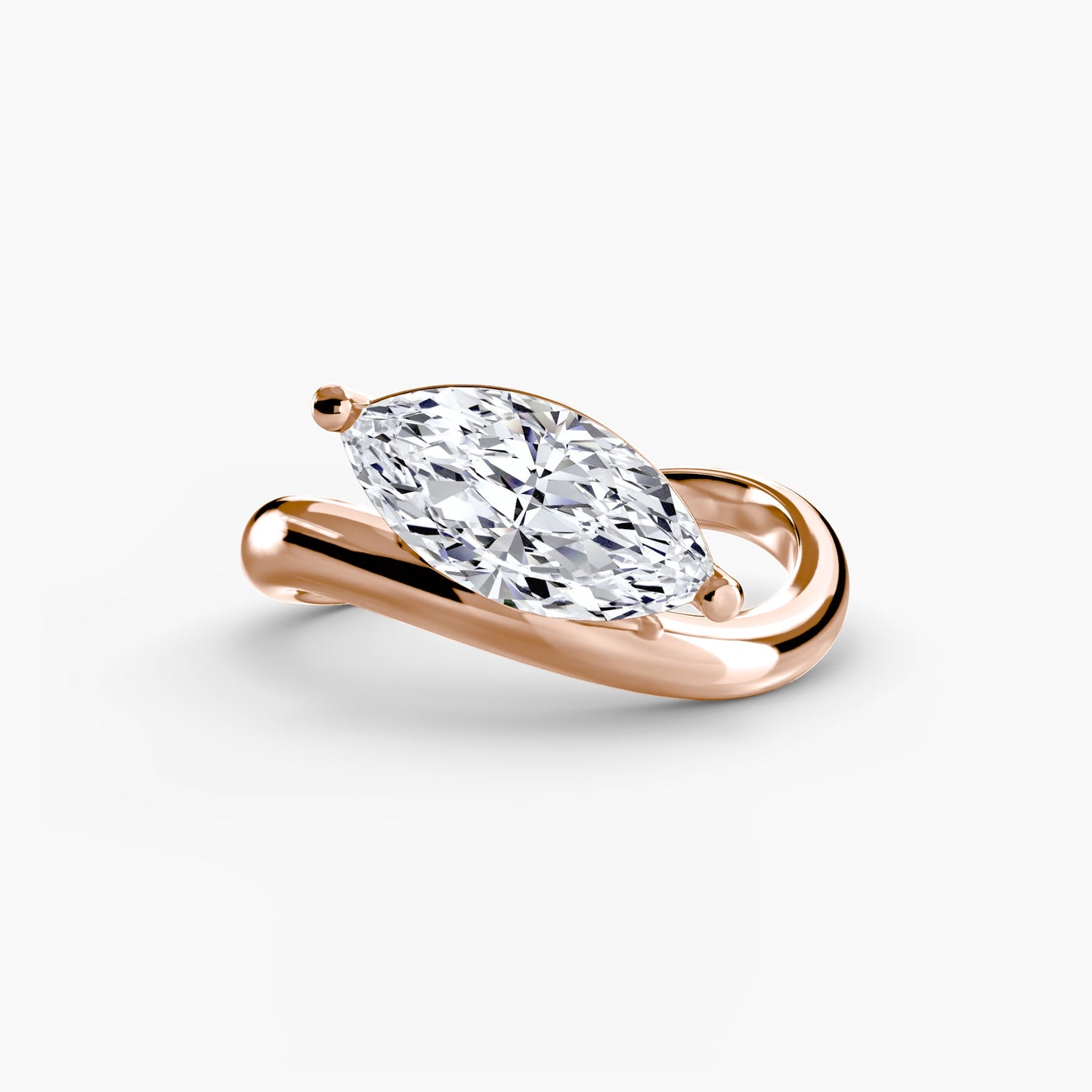 Diamant Setting in Gold – Nahaufnahme