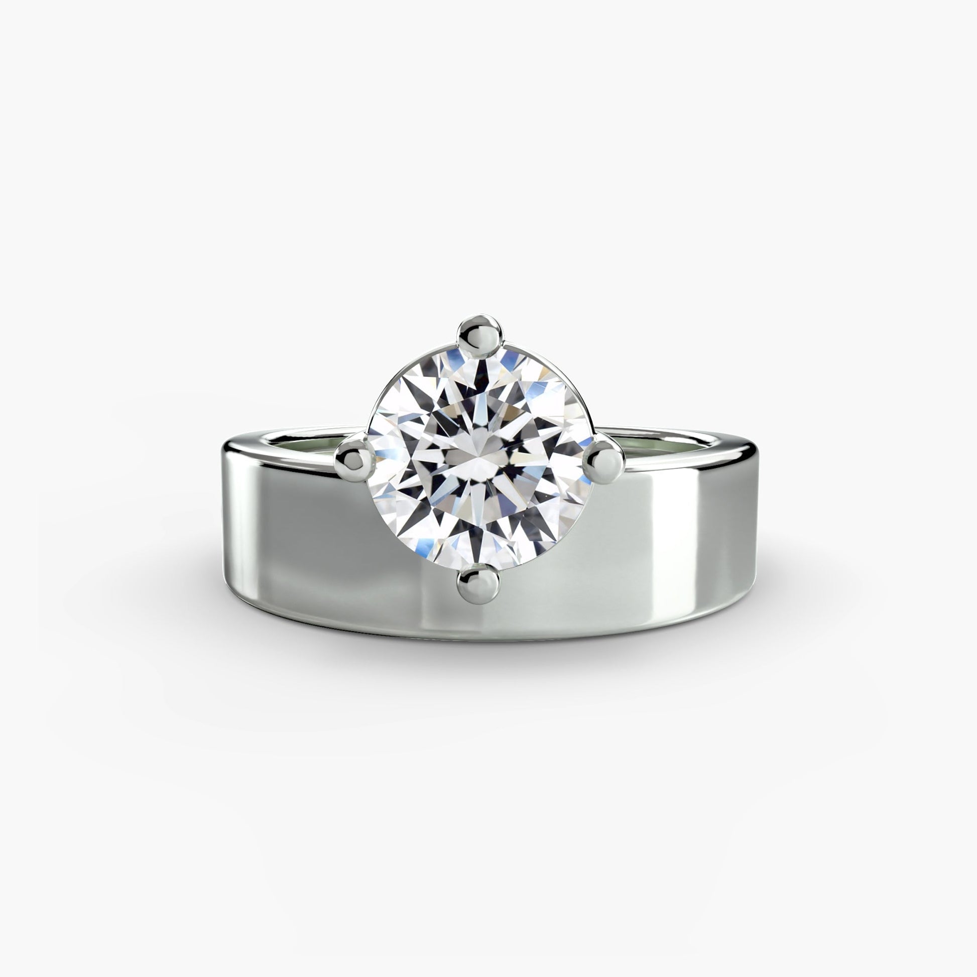 Edler Edler Diamant Setting Karat – Profilansicht