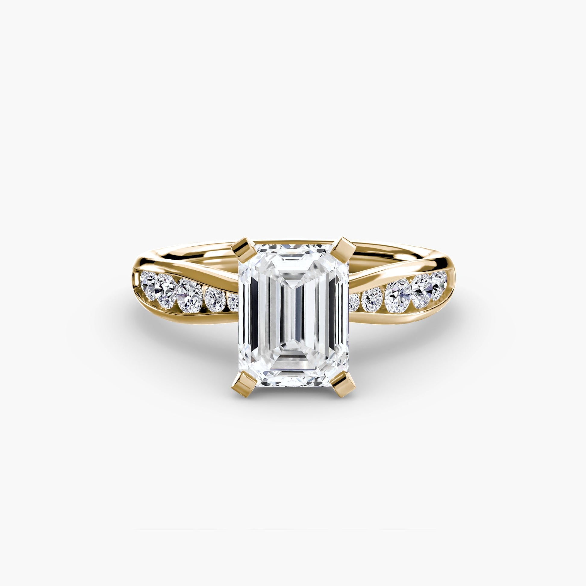 Luxuriöser Edelstein Setting Karat – Rückansicht