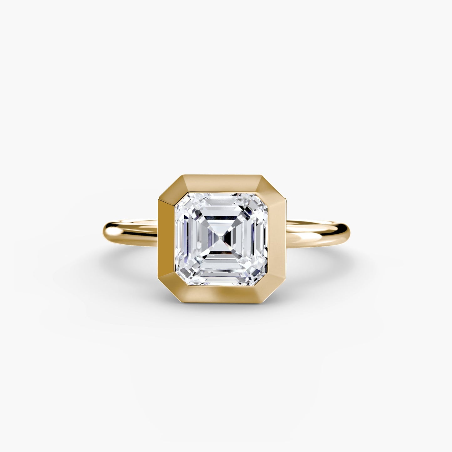 Setting Gold mit Edelstein – Nahaufnahme
