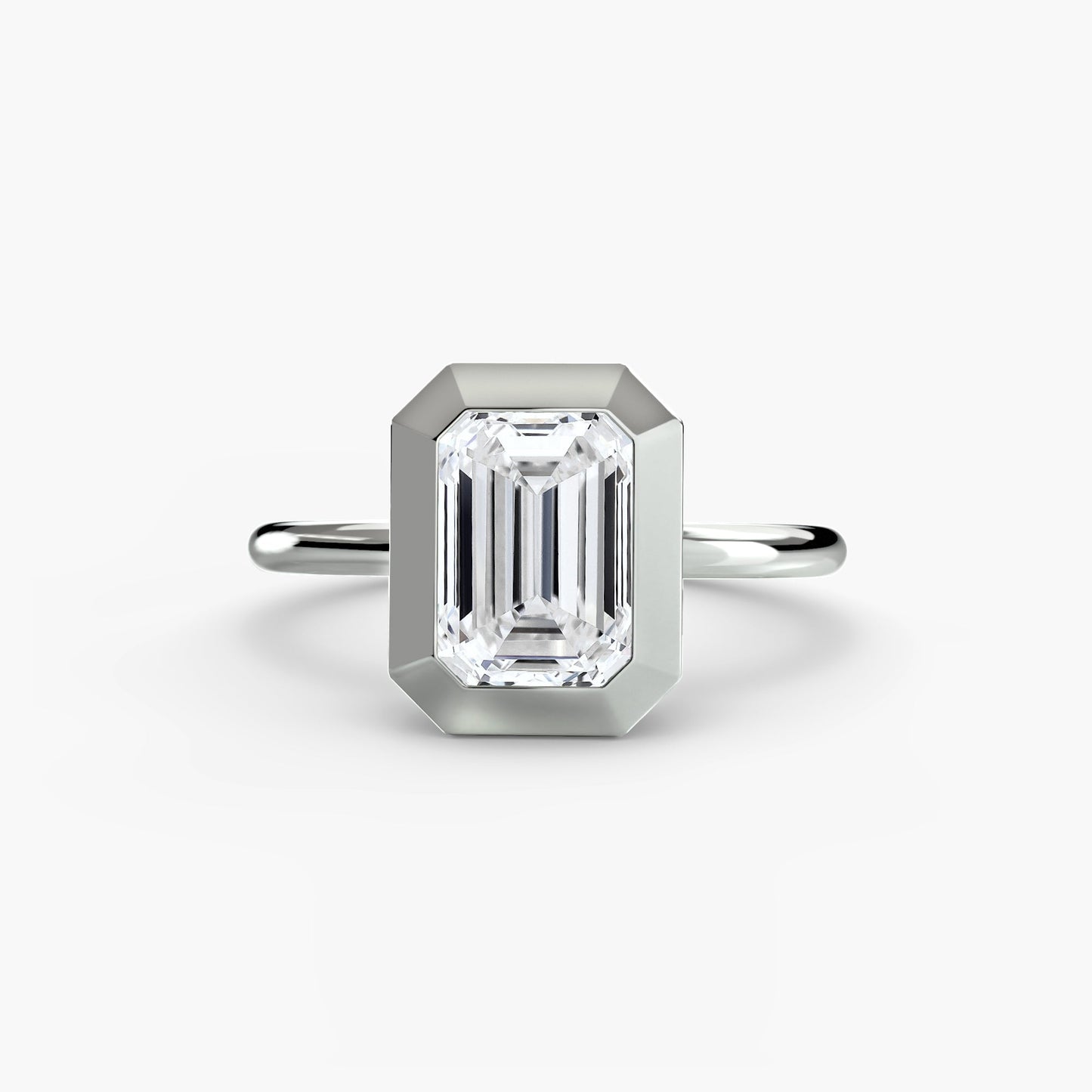 Edelstein Setting -Karat Gold – Rückansicht