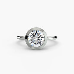 Authentischer Zargenfassung Edelstein Setting Karat