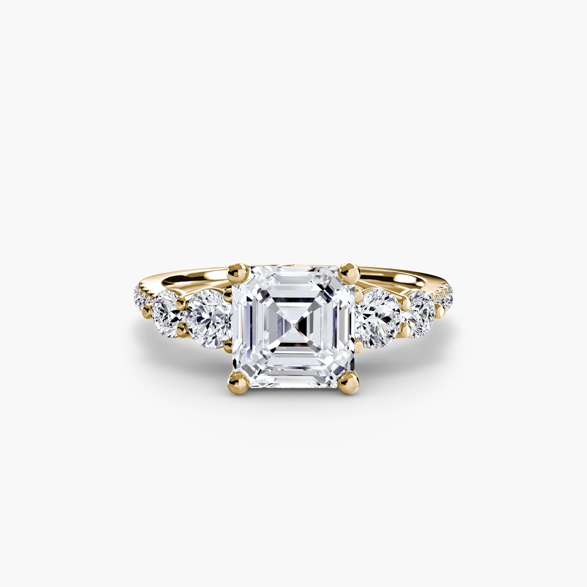 Brillant Setting 0,49-Karat Gold – Nahaufnahme
