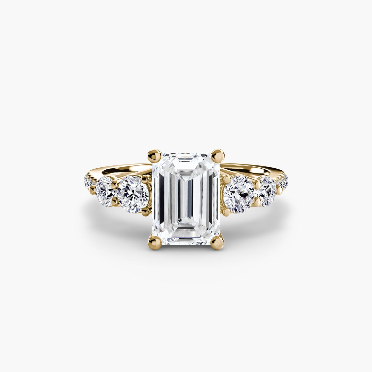 Brillant Setting 0,49-Karat Gold – Rückansicht