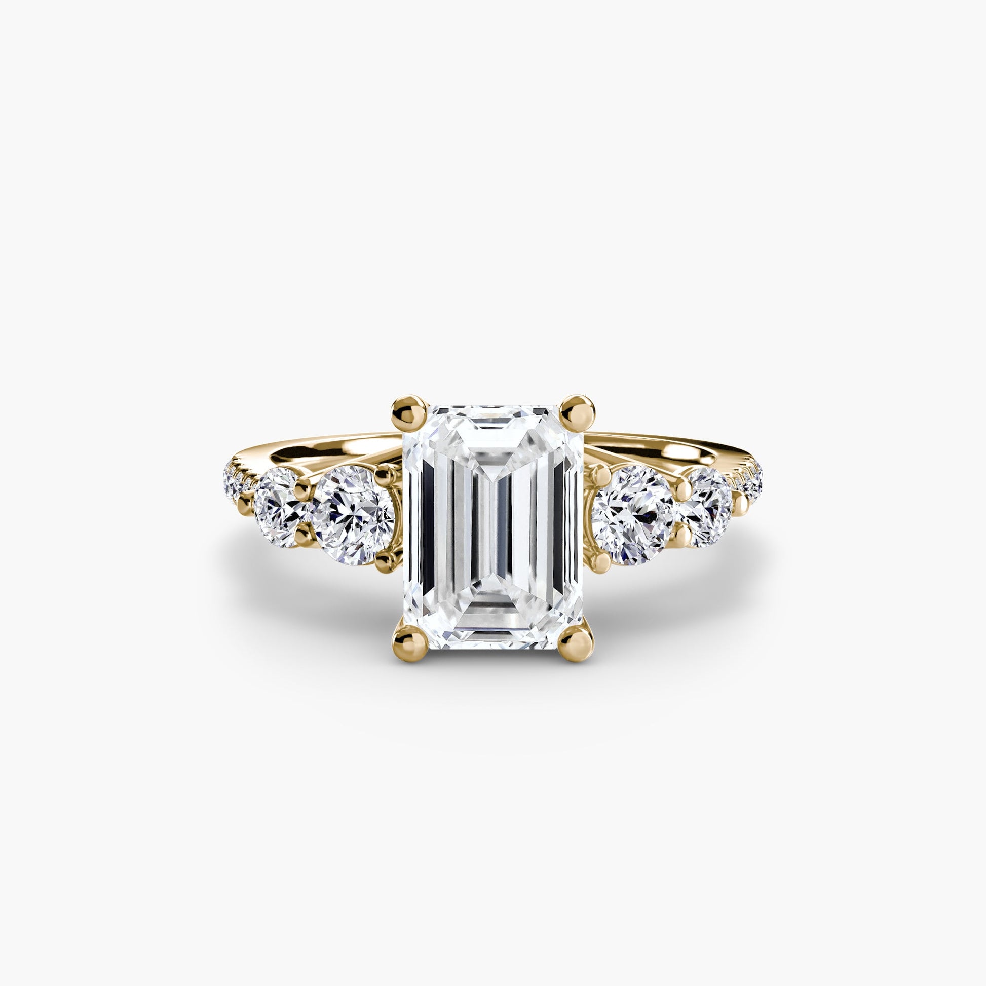 Brillant Setting 0,49-Karat Gold – Rückansicht
