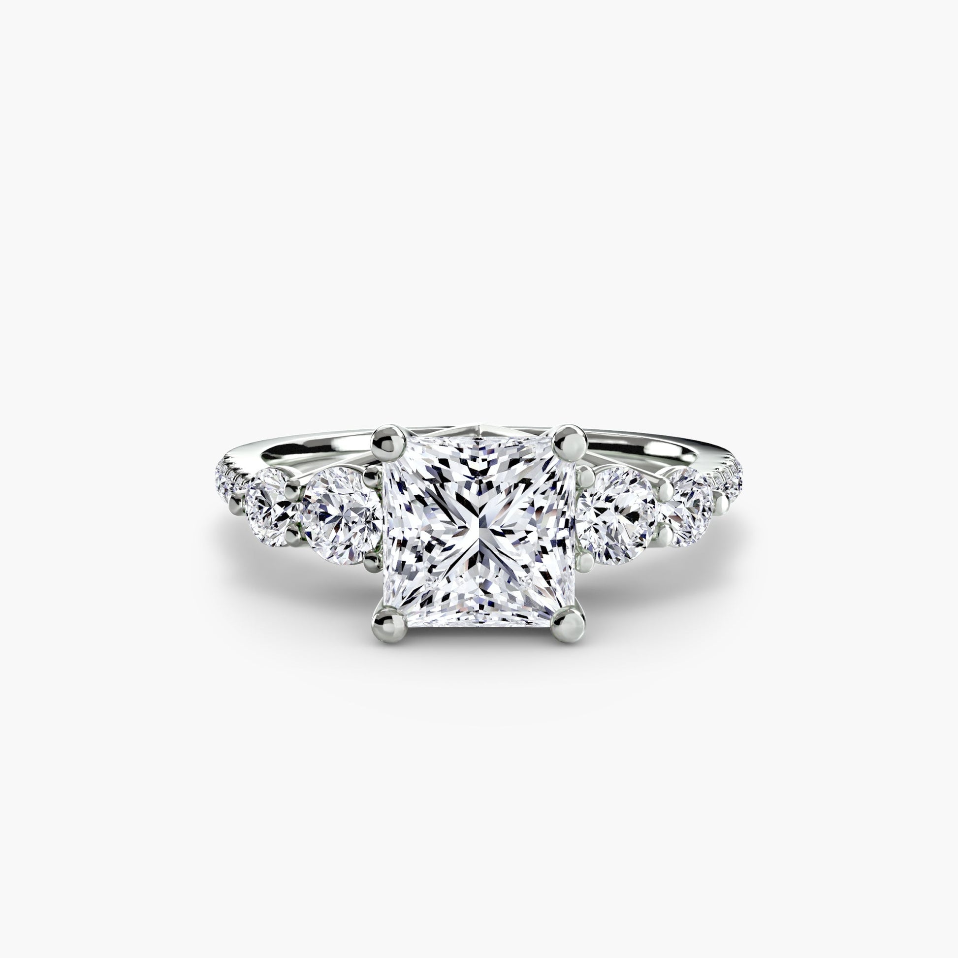 Feiner Brillant Setting 0,49 Karat – Seitenansicht