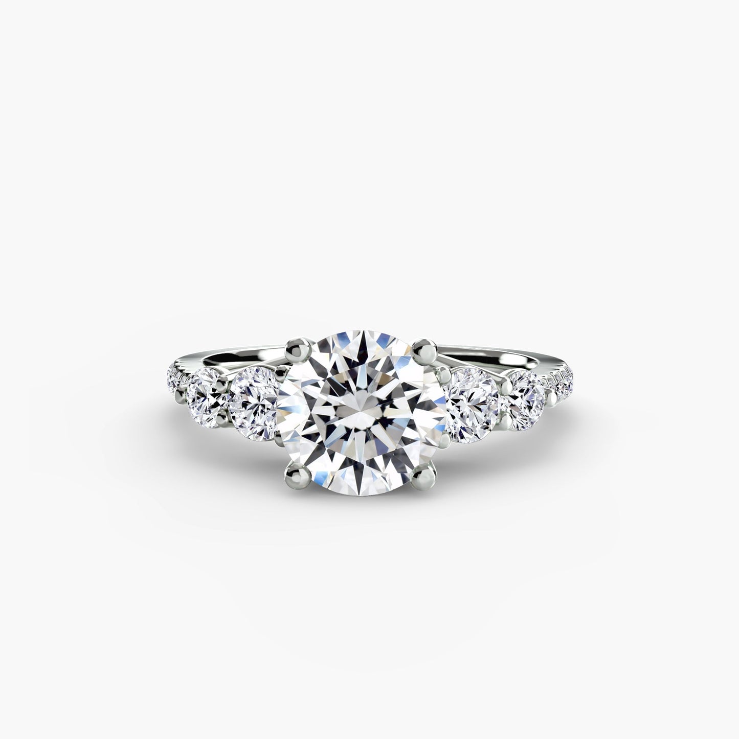 Brillantschliff Brillant Ring in Gold – Hauptansicht