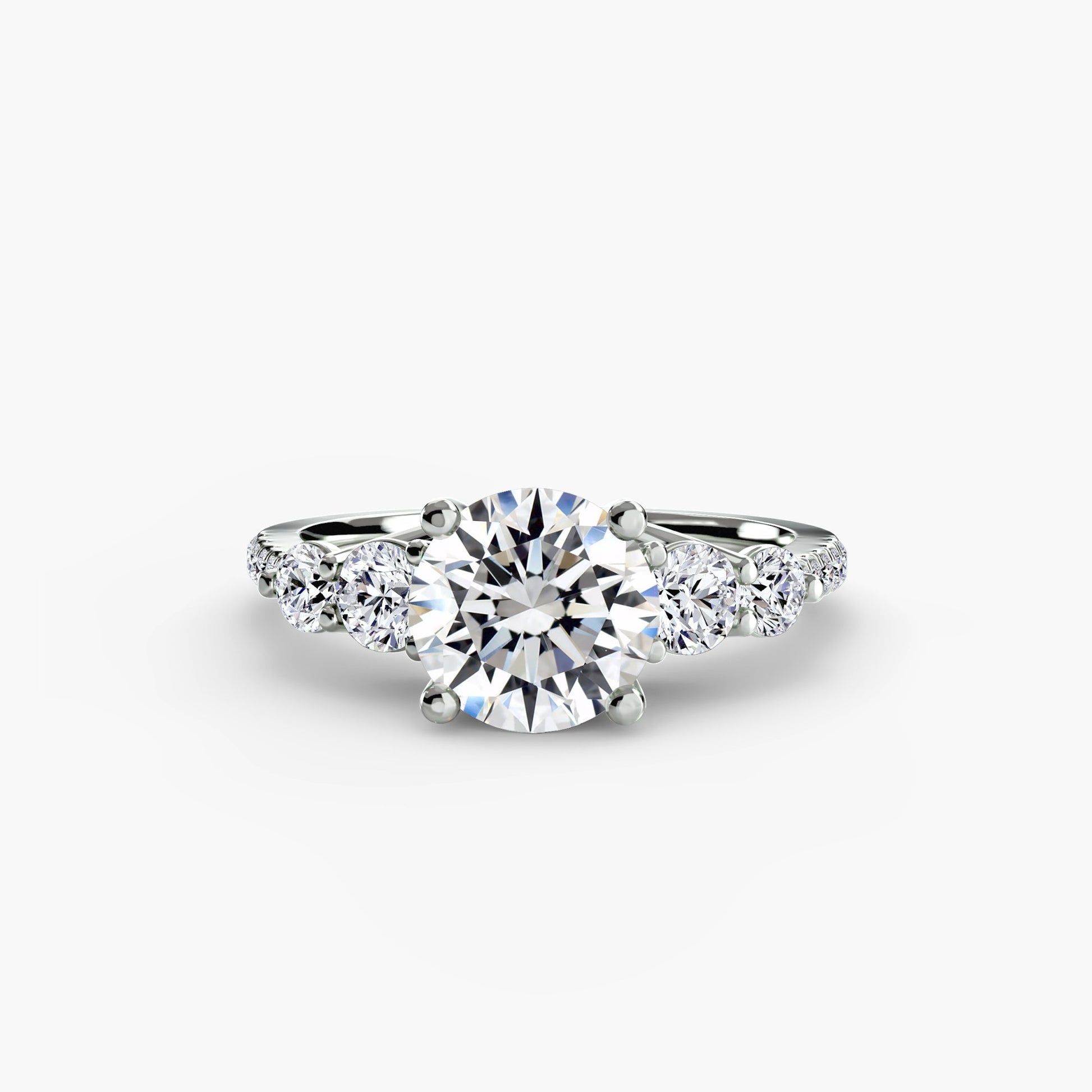 Brillantschliff Brillant Ring in Gold – Hauptansicht