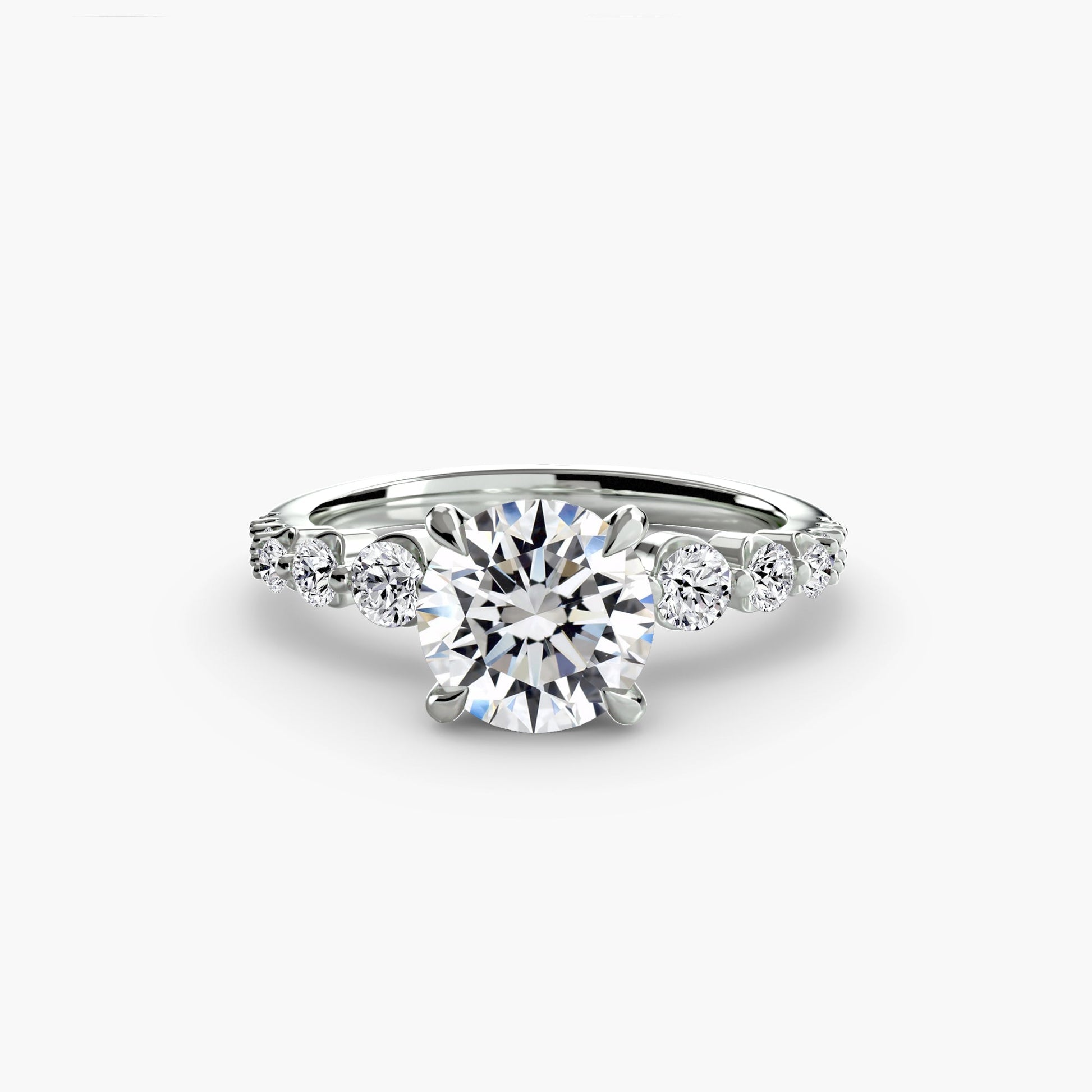 Brillantschliff Diamant Ring in Gold – Hauptansicht