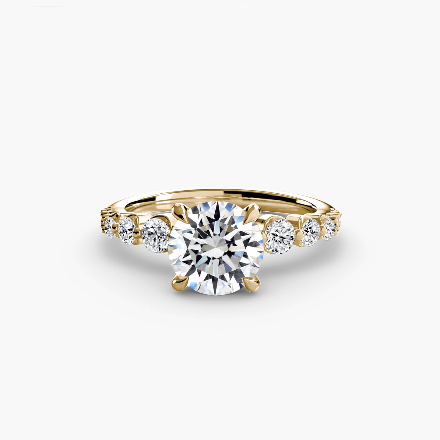 Stilvoller Diamant Setting 0,45 Karat – Alternative Ansicht