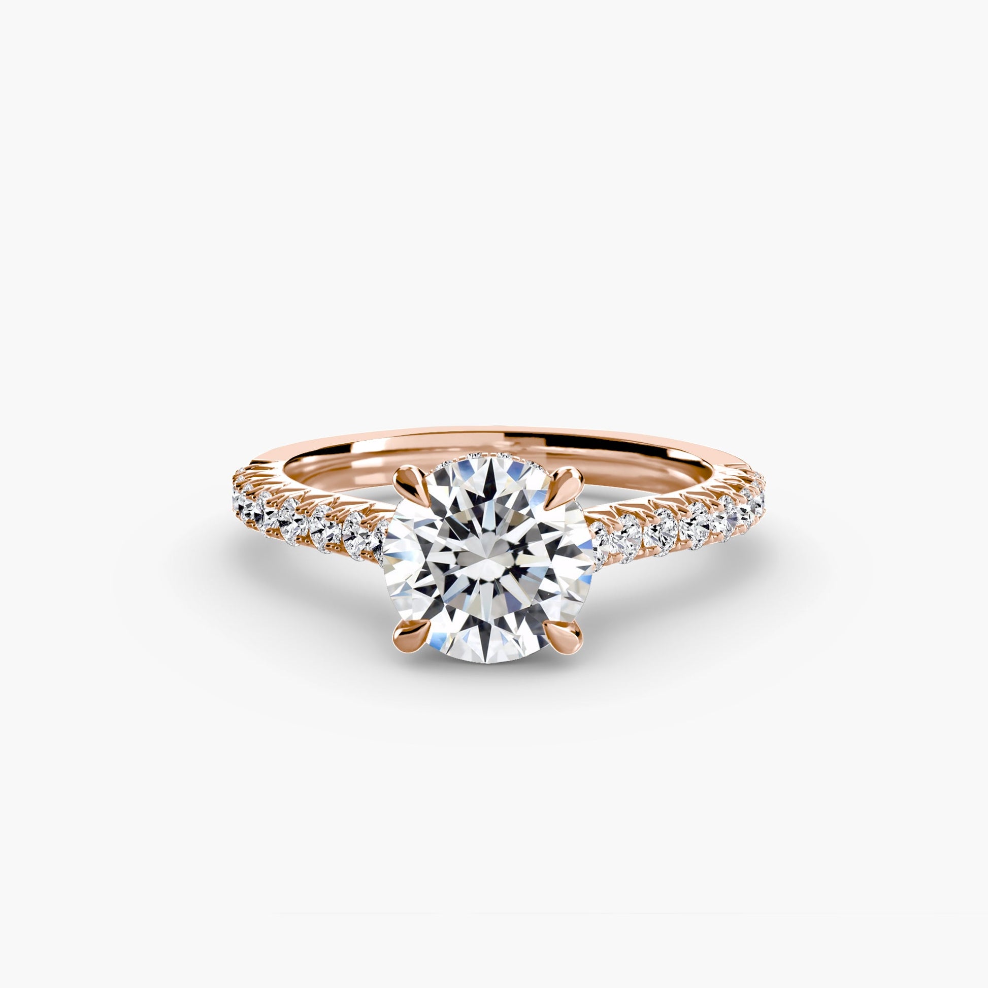 Handgefertigter Setting Karat – Rückansicht