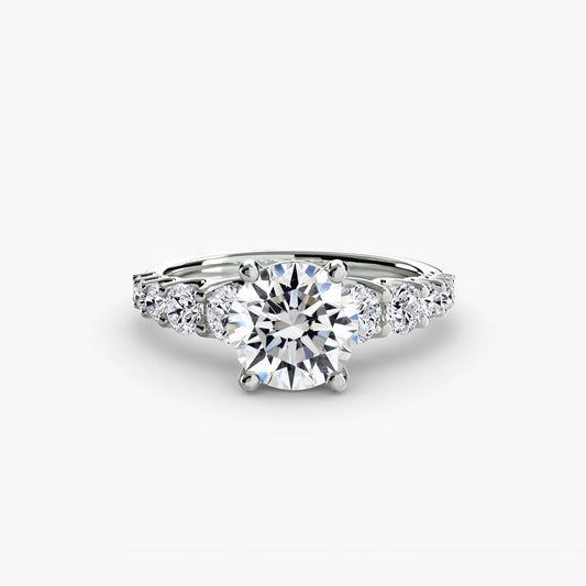 Natürlicher Brillant Setting 1,38 Karat Gold – Hauptansicht