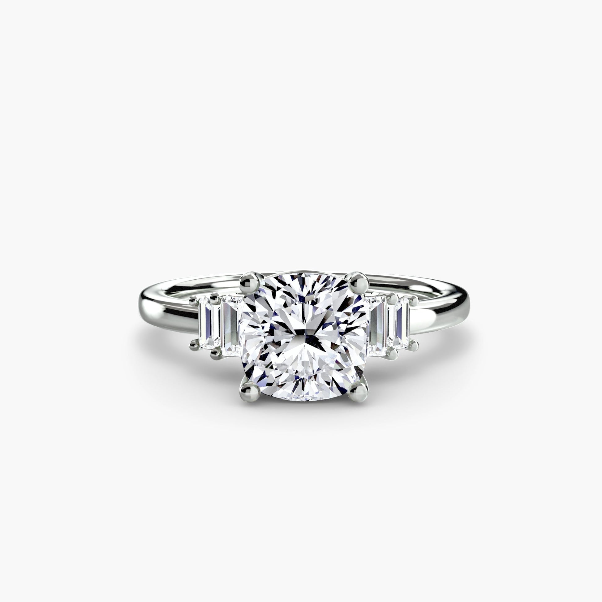 Erdgewonnener Diamant Setting 0,17 Karat Gold – Schrägansicht