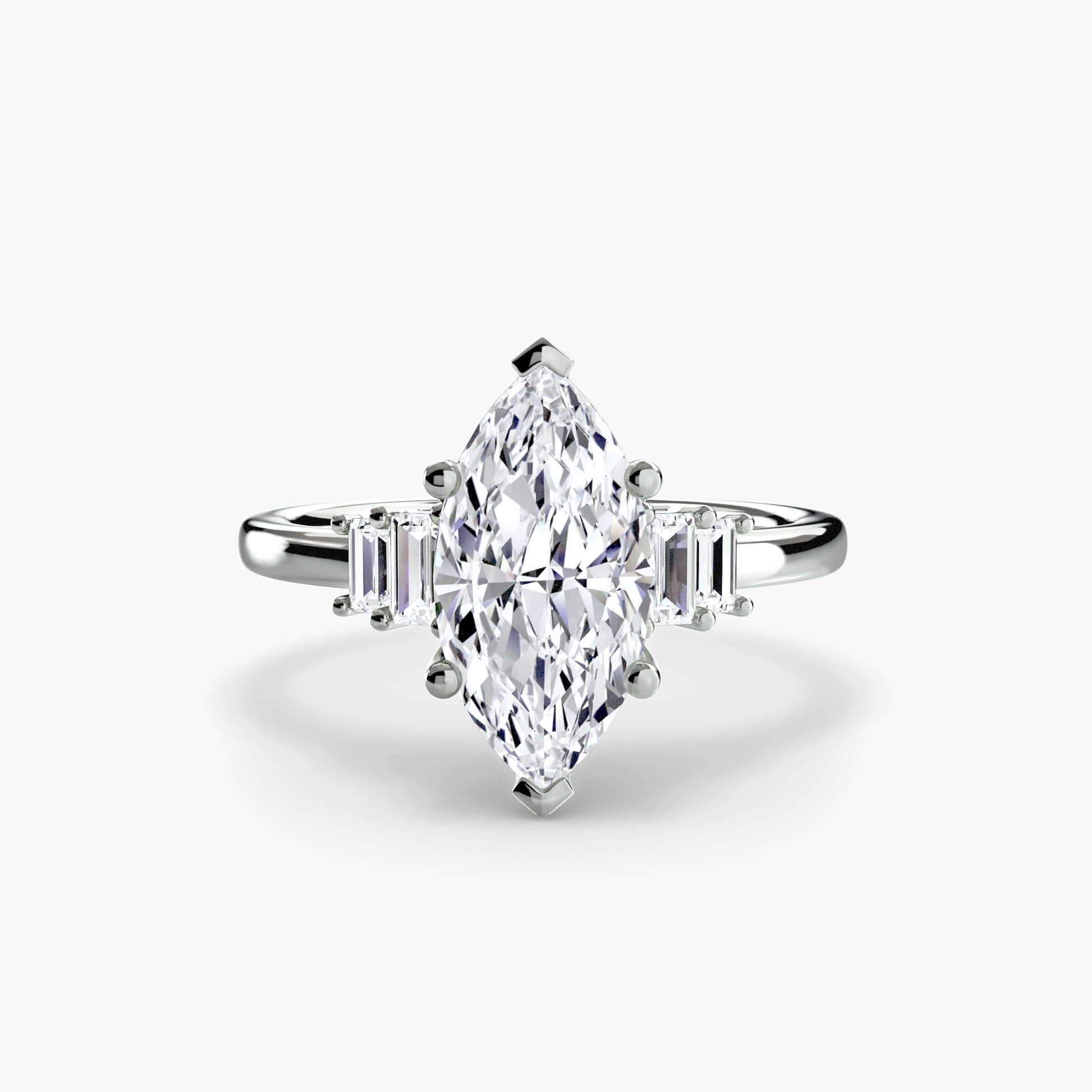 Handgefertigter Diamant Setting 0,17 Karat – Hauptansicht