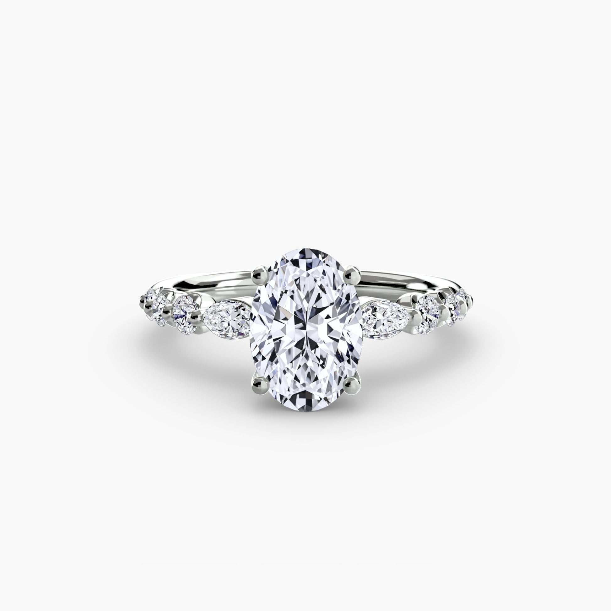 Brillant Setting 0,29-Karat Gold – Profilansicht
