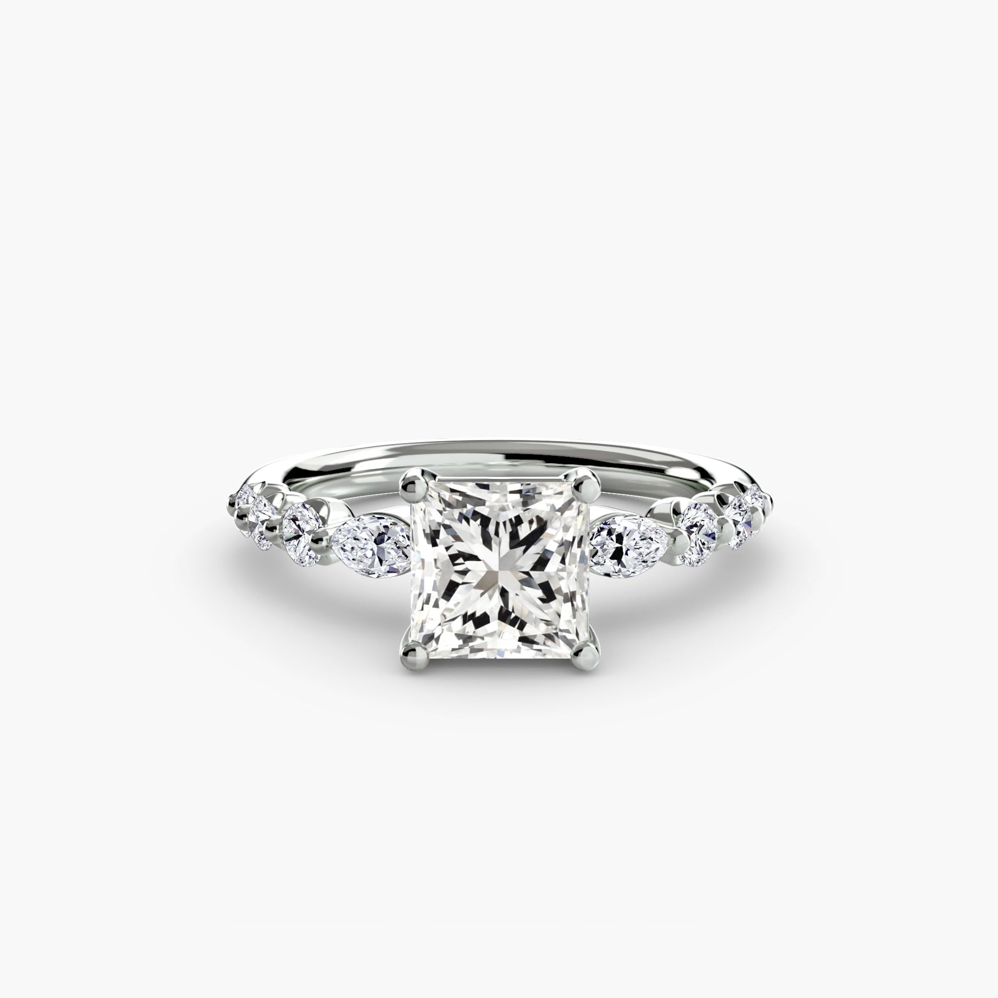 Funkelnder Brillant Setting 0,29 Karat – Seitenansicht