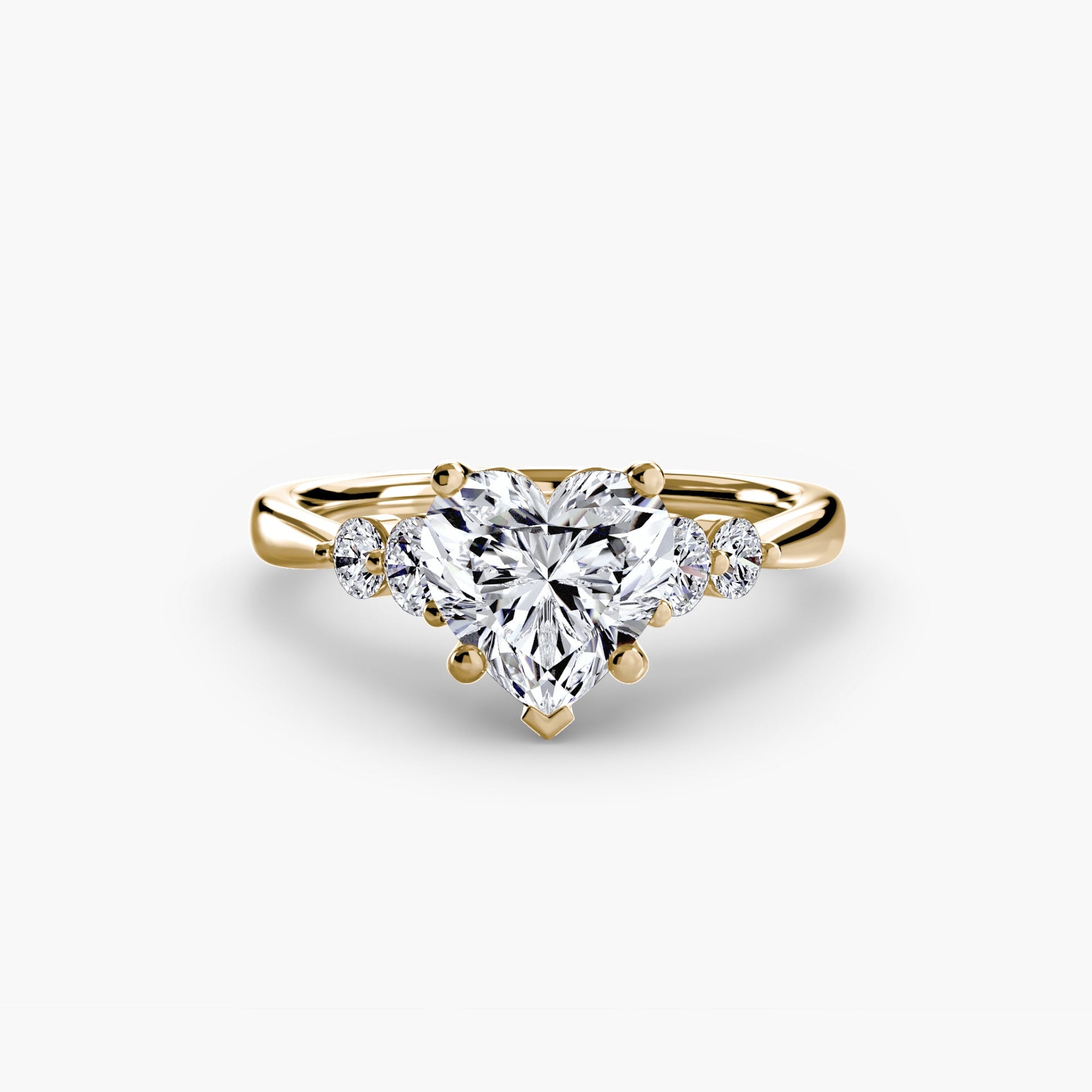 Erdgewonnener Edelstein Setting Karat Gold – Detailansicht