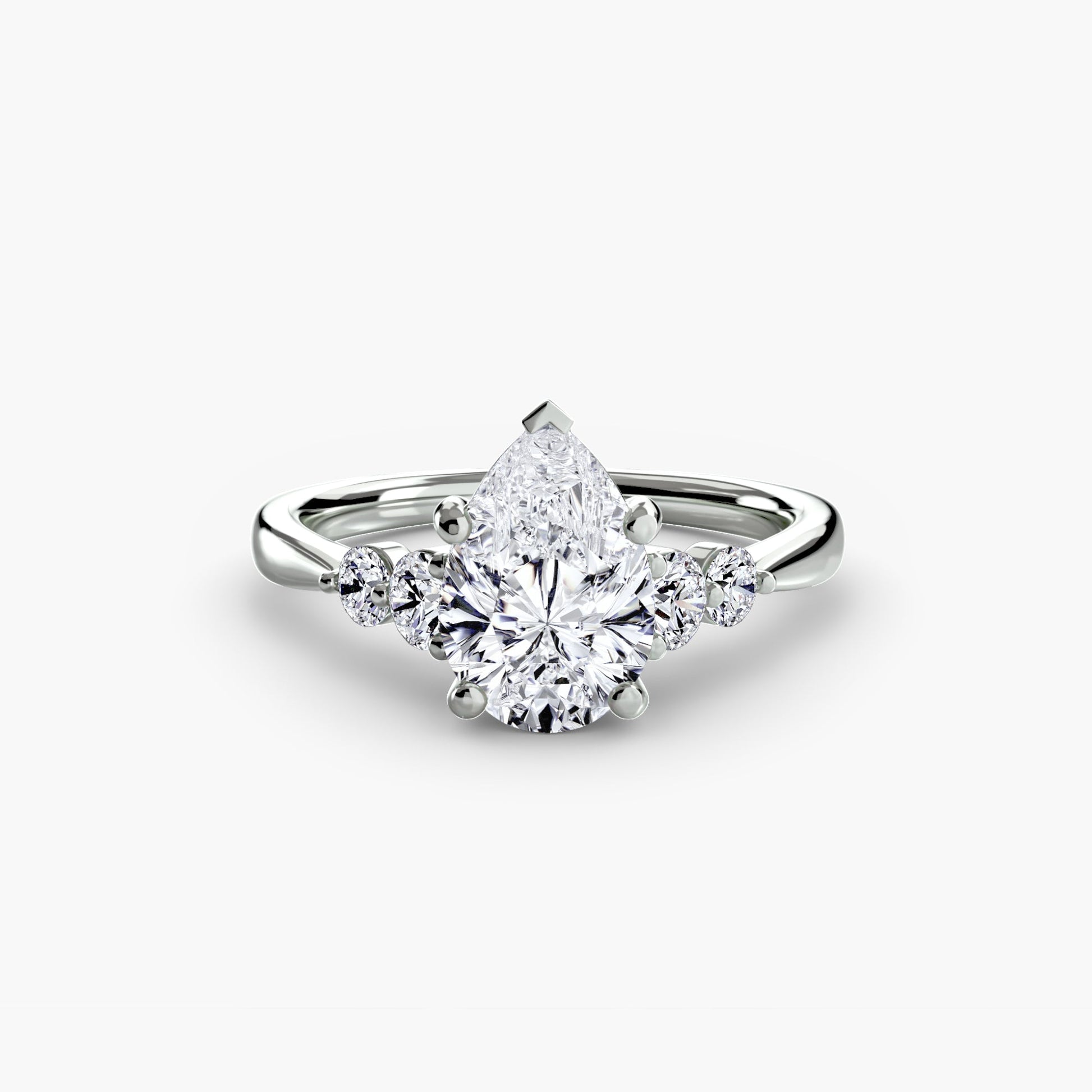 Edelstein Setting -Karat Gold – Draufsicht
