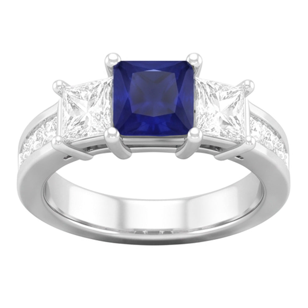 echter round diamant 3.50Karat ring Detailansicht
