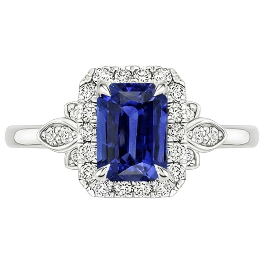 echter round diamant 4.25Karat ring Profilansicht
