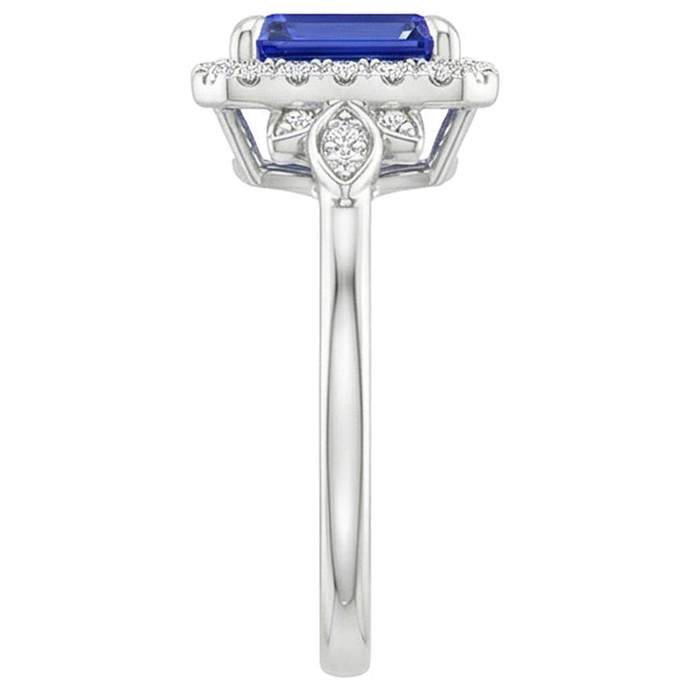 echter round diamant 4.25Karat ring auf Weiß